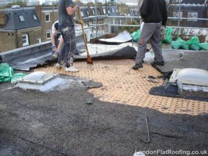 Stripping an Old Felt Roof