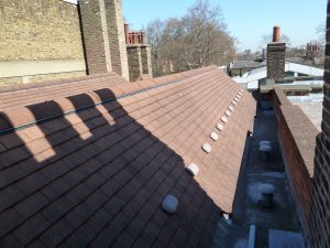 Lead Box Gutter Lined With the New SD650 Roofing System