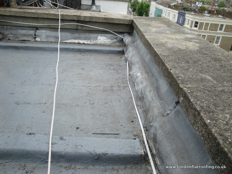 Badly Laid GRP Flat Roof