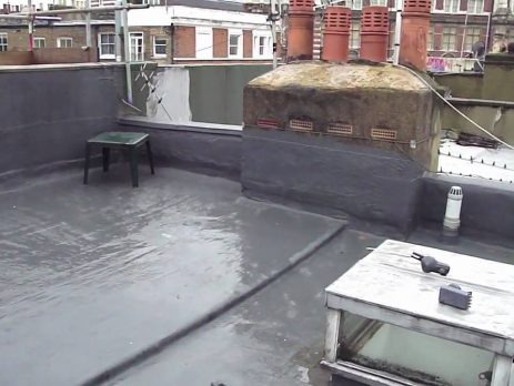 2 of 3 on Liquid rubber flat roofing 